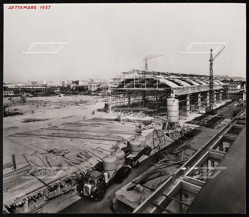 Cantiere di costruzione del deposito Novara