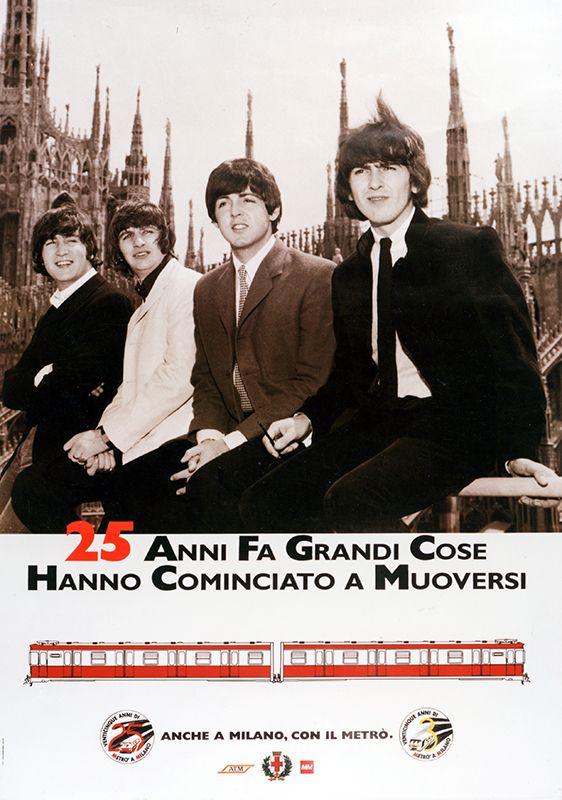 25 anni della metropolitana - Beatles, 1989 25 anni della metropolitana - Beatles, 1989