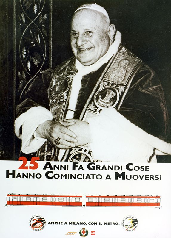 25 anni della metropolitana - Papa Giovanni XXIII, 1989, 1989 25 anni della metropolitana - Papa Giovanni XXIII, 1989, 1989
