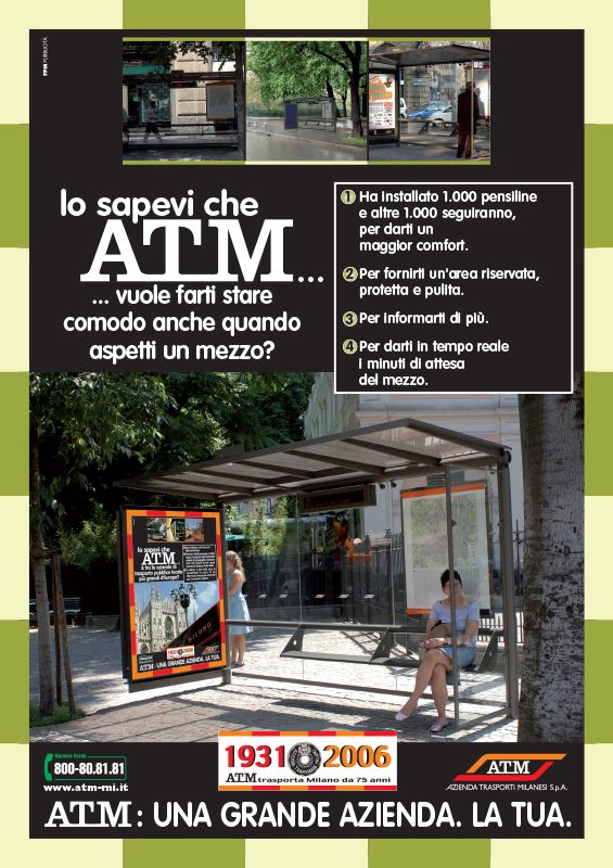 "ATM: una grande azienda. La tua.", 2006 "ATM: una grande azienda. La tua.", 2006