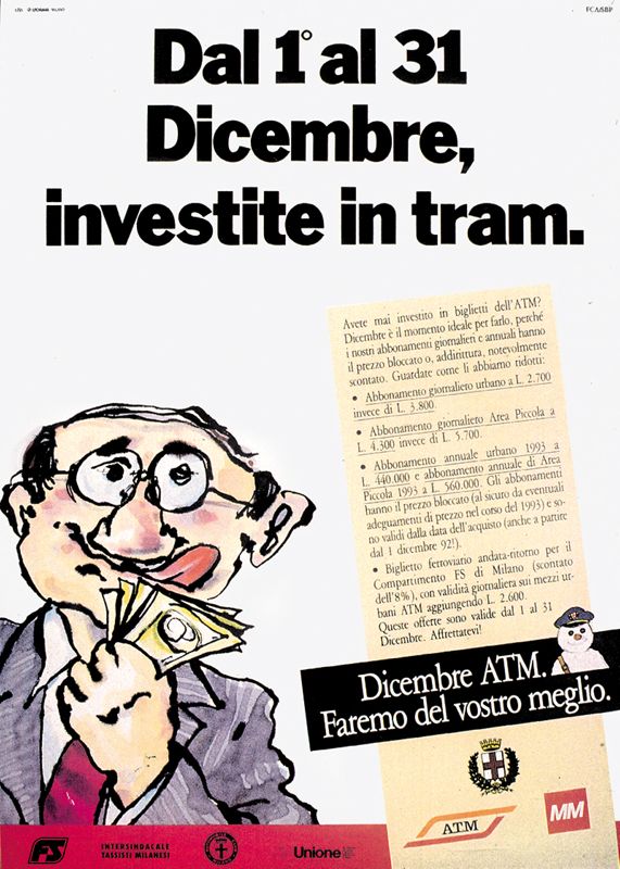"Dicembre ATM. Faremo del vostro meglio.", 1992 "Dicembre ATM. Faremo del vostro meglio.", 1992