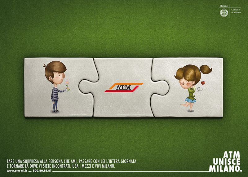"ATM Unisce Milano.", 2010 "ATM Unisce Milano.", 2010
