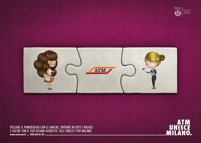 "ATM Unisce Milano.", 2010 "ATM Unisce Milano.", 2010