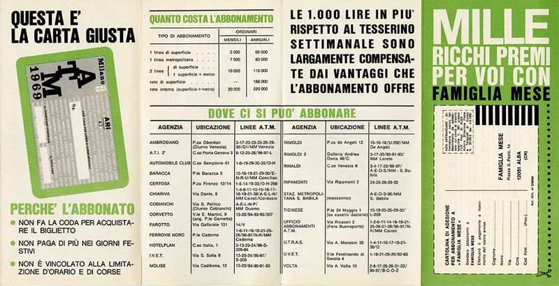 "A voi la scelta", 1969 - interno "A voi la scelta", 1969 - interno