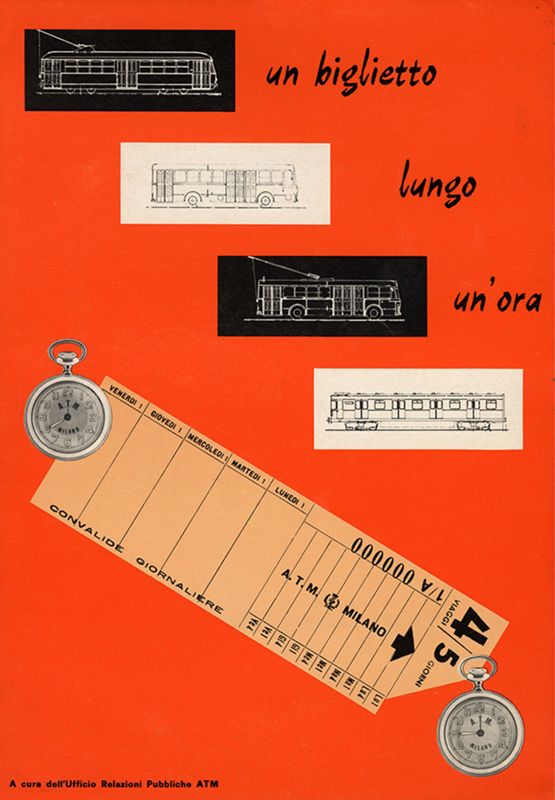 "La nuova tariffa oraria", 1970 - retro "La nuova tariffa oraria", 1970 - retro