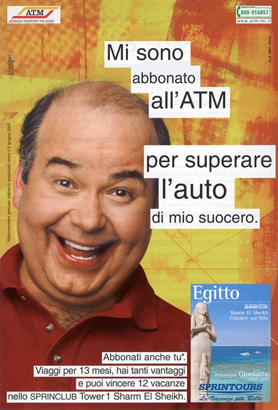 "Mi sono abbonato all'ATM", 2000 "Mi sono abbonato all'ATM", 2000