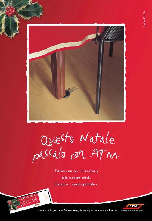 "Questo Natale passalo con ATM.", 2002 "Questo Natale passalo con ATM.", 2002