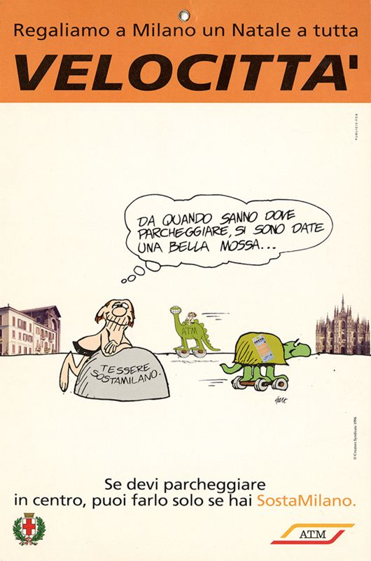 "Regaliamo a Milano un Natale a tutta velocittà", 1996 "Regaliamo a Milano un Natale a tutta velocittà", 1996
