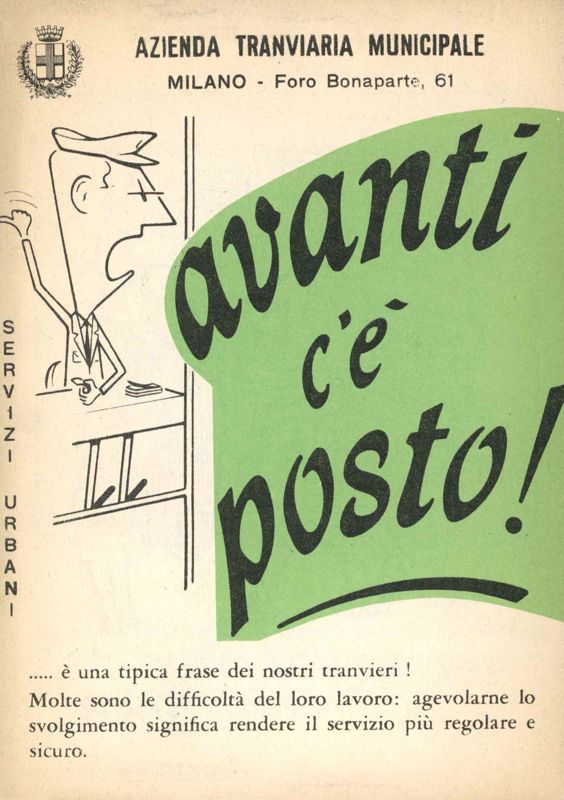 "Avanti c'è posto!", anni '50 "Avanti c'è posto!", anni '50
